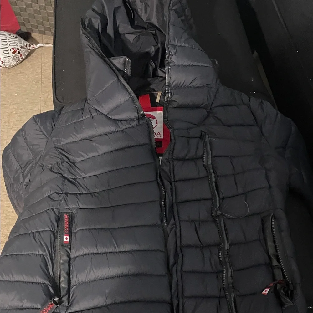 Canada Goose women Dark Gray Puffer Jacket - Picture 1 of 2